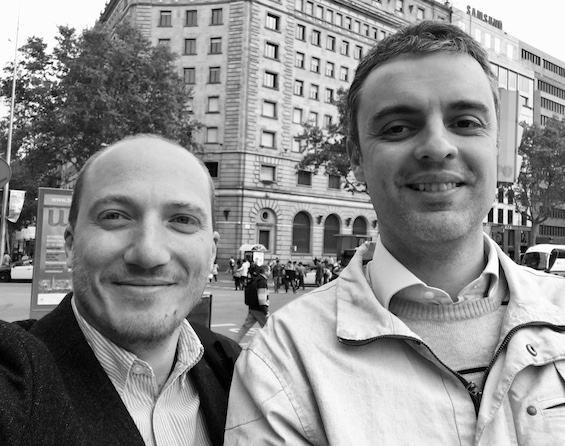 Ludovico and Alessandro, founders of TimeAdventure.ai